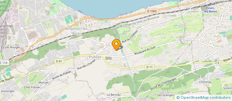 localisation de l'entreprise CHABLIMMO  PUBLIER