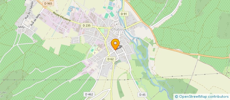 localisation de l'entreprise CHABLIS EZ 25  CHABLIS