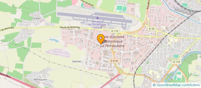 localisation de l'entreprise CHABLON  CARCASSONNE