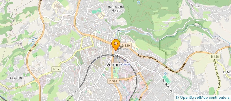 localisation de l'entreprise CHABO à VOIRON