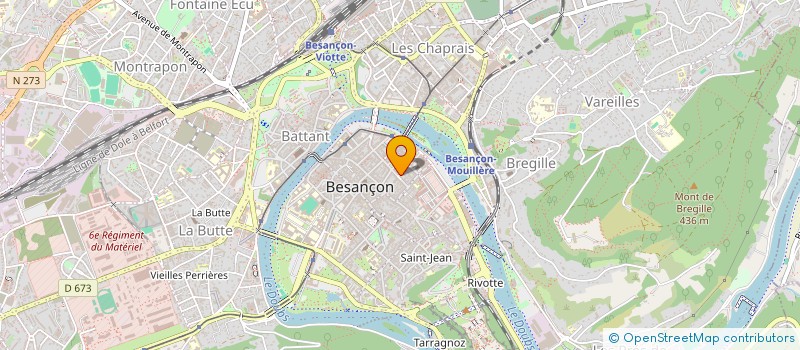 localisation de l'entreprise CHABOD ANGIOLOGIE à BESANCON