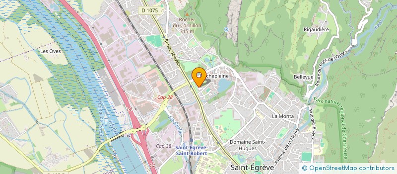 localisation de l'entreprise CHABONS PATRIMOINE  SAINT-EGREVE