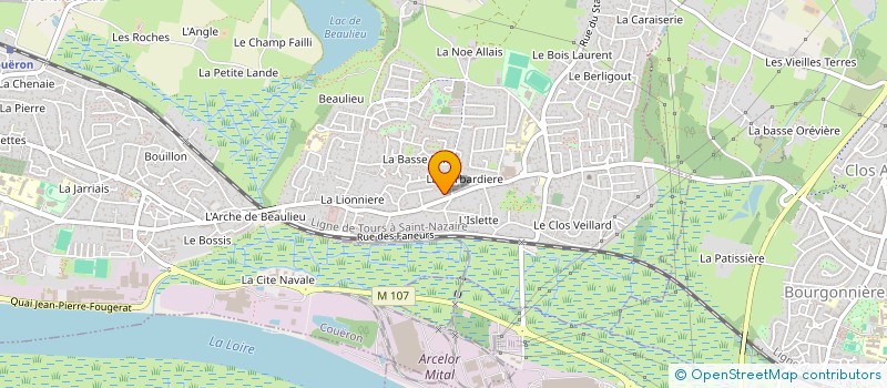 localisation de l'entreprise CHABOPTIQUE à COUERON