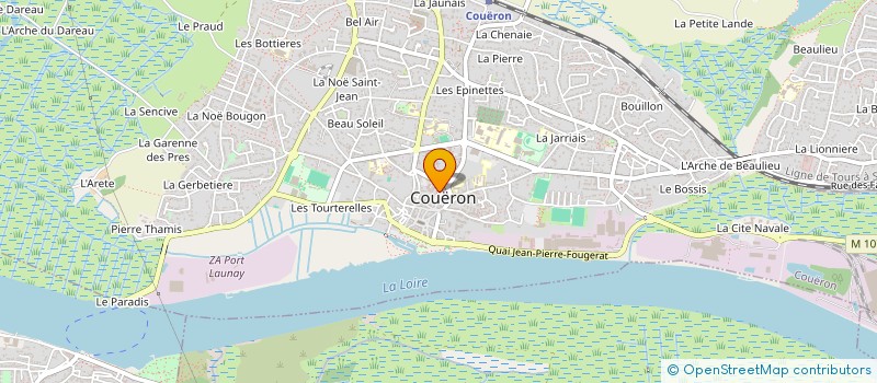 localisation de l'entreprise CHABOSSIERE OLYMPIQUE CLUB à COUERON