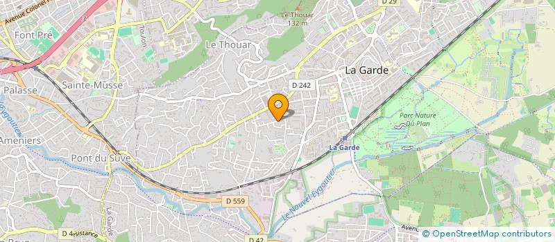 localisation de l'entreprise CHABOT à LA GARDE