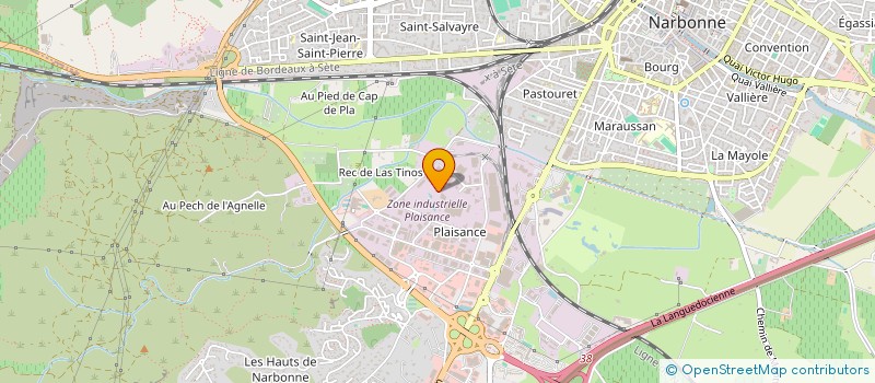 localisation de l'entreprise CHABOT DELRIEU REMPLISSAGE à NARBONNE