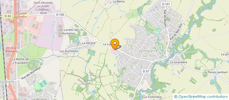 localisation de l'entreprise CHABOT GIRARD à DOMPIERRE-SUR-YON
