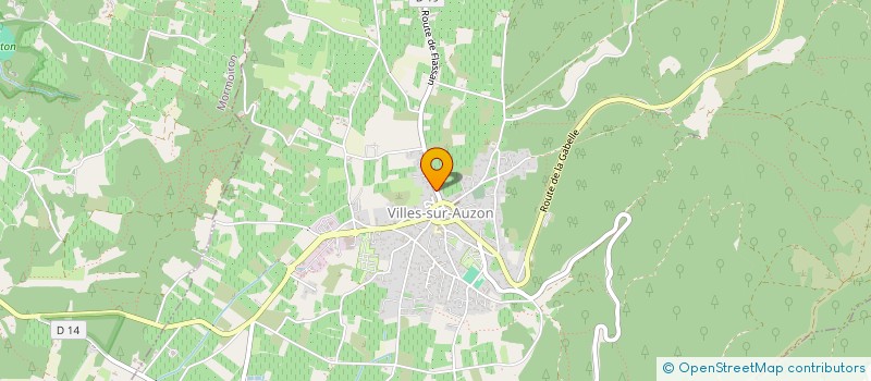 localisation de l'entreprise CHABOT JARDIN SERVICES  VILLES-SUR-AUZON