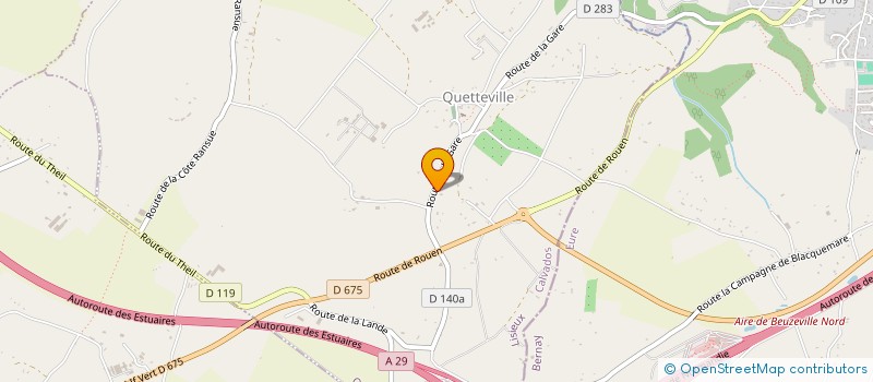 localisation de l'entreprise CHABOTEL  QUETTEVILLE