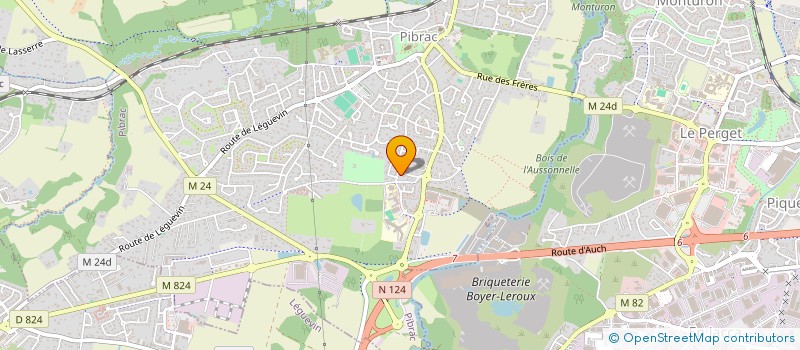 localisation de l'entreprise CHABOTY ET COMPAGNIE  PIBRAC