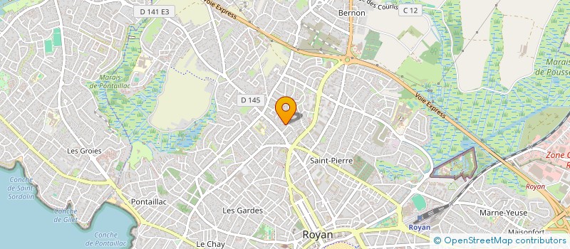 localisation de l'entreprise CHABOU  ROYAN