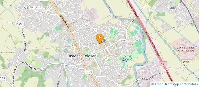 localisation de l'entreprise CHABOU à CASTANET-TOLOSAN