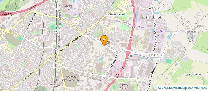 localisation de l'entreprise CHABOU  SAINT-BARTHELEMY-D'ANJOU