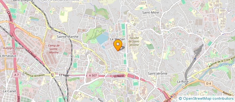 localisation de l'entreprise CHABOUNI NETTOYAGE à MARSEILLE