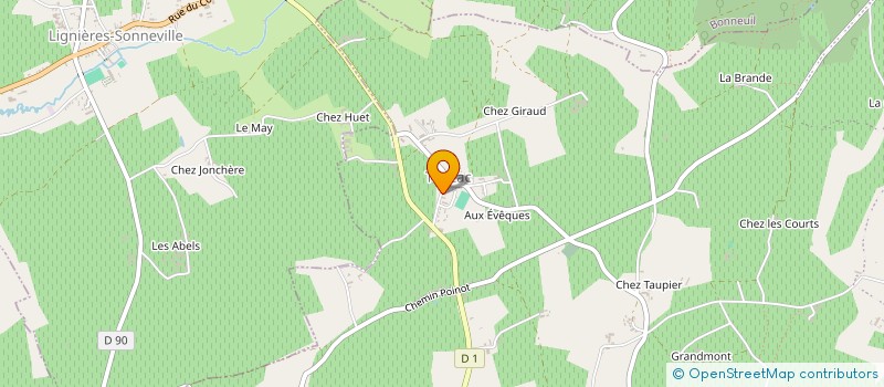 localisation de l'entreprise CHABRAM² à BELLEVIGNE