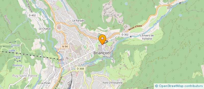 localisation de l'entreprise CHABRAND VANNIER  BRIANCON