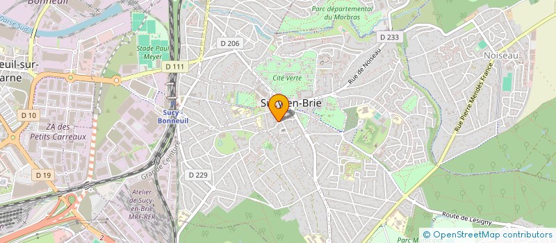 localisation de l'entreprise CHABRANIC  SUCY-EN-BRIE