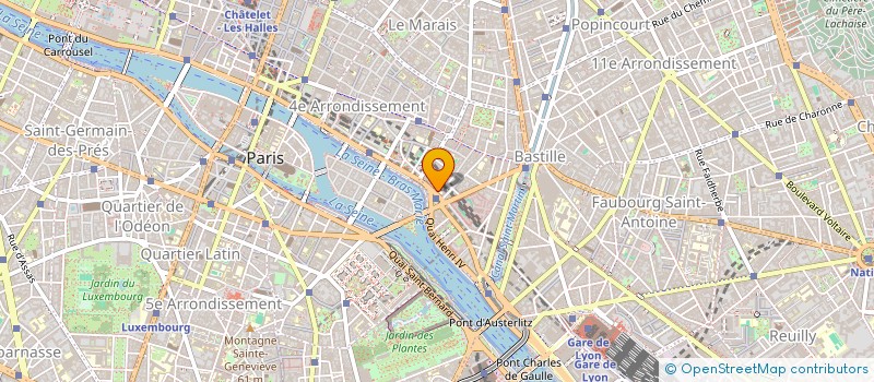 localisation de l'entreprise CHABRAT                       JEAN  PARIS