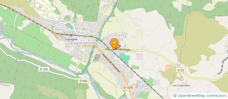 localisation de l'entreprise CHABRE CLUB à LARAGNE-MONTEGLIN