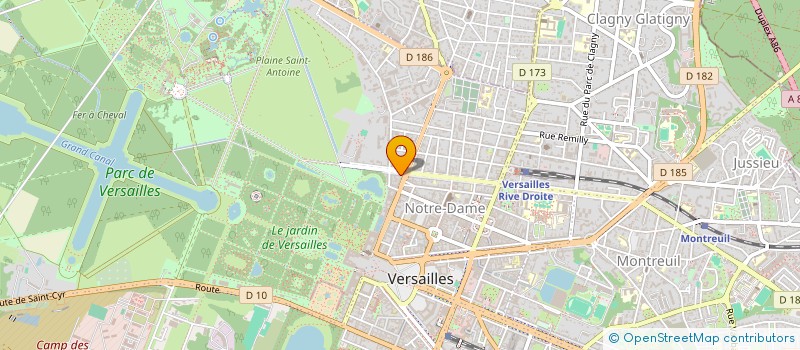 localisation de l'entreprise CHABRE-DUMITRACHE STE EN PARTICIPATION D EXERCICE LIBERAL à VERSAILLES
