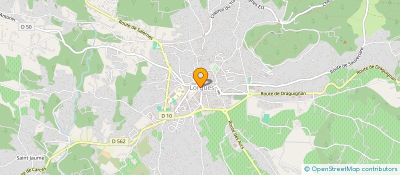 localisation de l'entreprise CHABREDIER à LORGUES