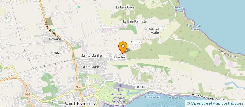 localisation de l'entreprise CHABRIA à SAINT-FRANCOIS