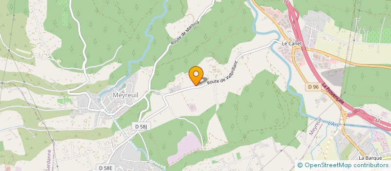 localisation de l'entreprise CHABRIAIX  MEYREUIL