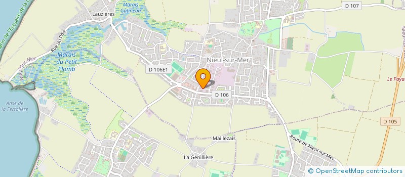 localisation de l'entreprise CHABRIER INVEST  NIEUL-SUR-MER