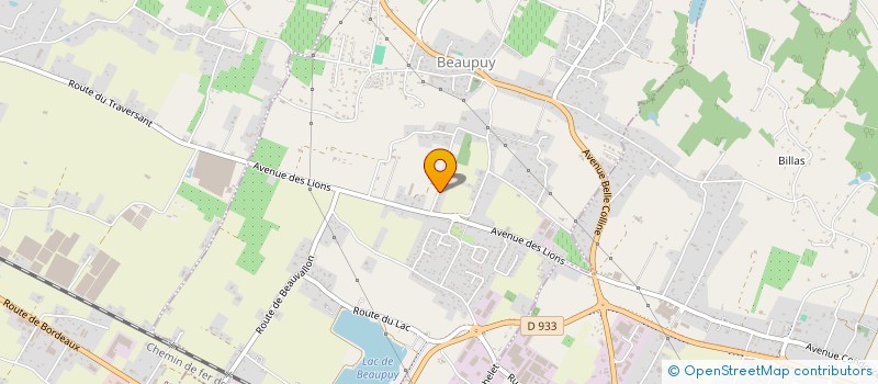 localisation de l'entreprise CHABRIERES  BEAUPUY