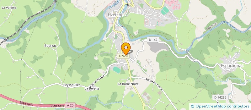 localisation de l'entreprise CHABRILLANGES à UZERCHE