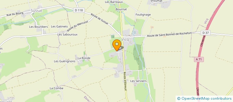 localisation de l'entreprise CHABRIS SUN à VICQ
