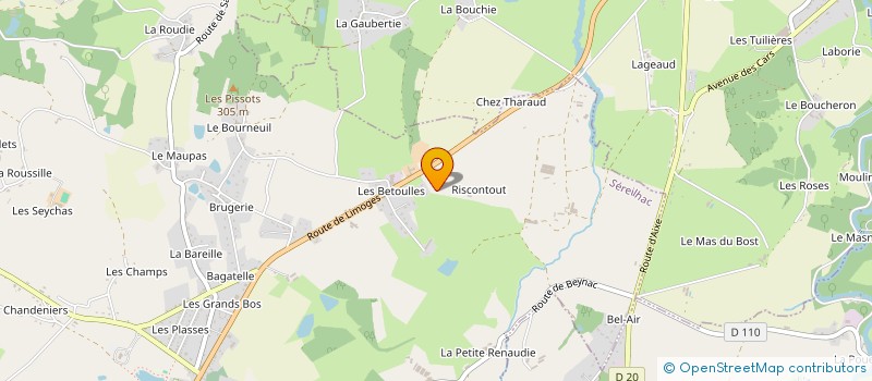 localisation de l'entreprise CHABROL à SEREILHAC