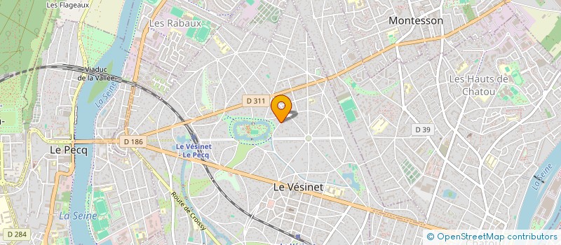 localisation de l'entreprise CHABROL  LE VESINET