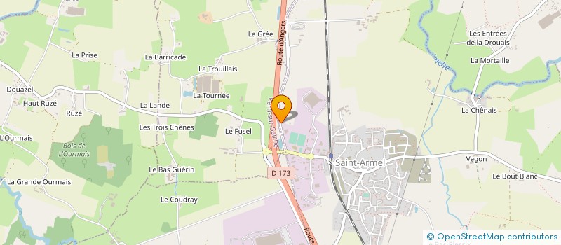 localisation de l'entreprise CHABROL DU GREUH  SAINT-ARMEL