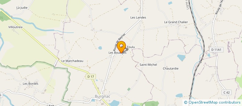 localisation de l'entreprise CHABROL JACQUES ET CONSORTS à SAINT-PRIEST-LIGOURE