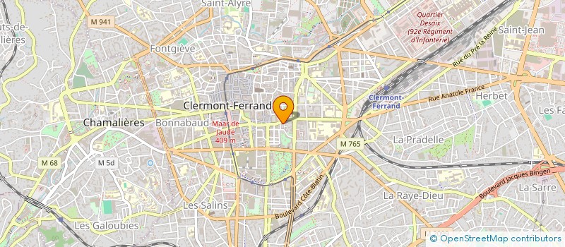 localisation de l'entreprise CHABROL-SAINT-ANTOINE  CLERMONT-FERRAND