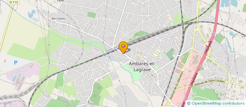 localisation de l'entreprise CHABROL YOUNES  AMBARES-ET-LAGRAVE