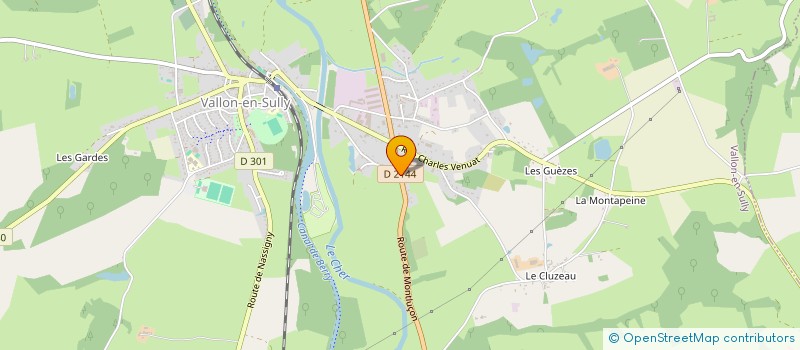 localisation de l'entreprise CHABRY  BARJAC