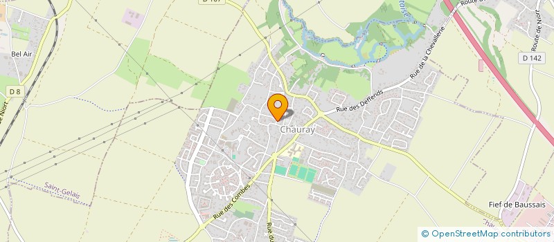 localisation de l'entreprise CHACA BEAULIEU  NIORT