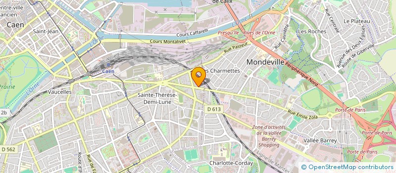localisation de l'entreprise CHACAL à CAEN