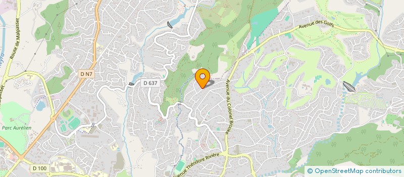 localisation de l'entreprise CHACALIS  SAINT-RAPHAEL