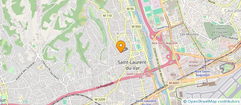 localisation de l'entreprise CHACALU à SAINT-LAURENT-DU-VAR