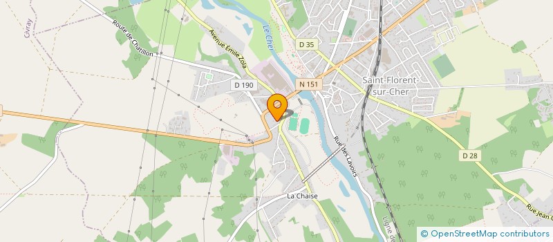 localisation de l'entreprise CHACANA  SAINT-FLORENT-SUR-CHER