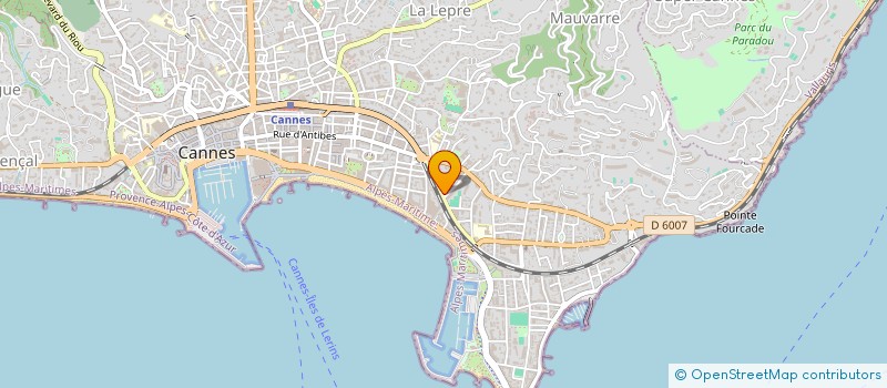 localisation de l'entreprise CHACAPA à CANNES