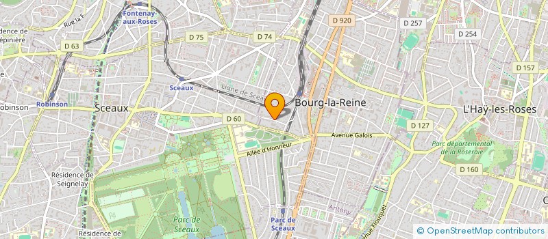 localisation de l'entreprise CHACARI à BOURG-LA-REINE