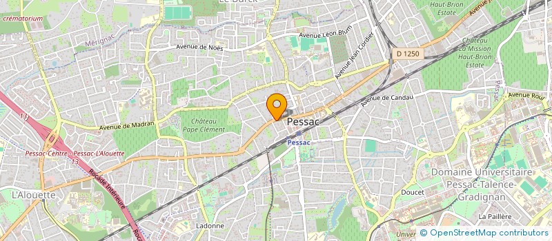 localisation de l'entreprise CHACHA à PESSAC