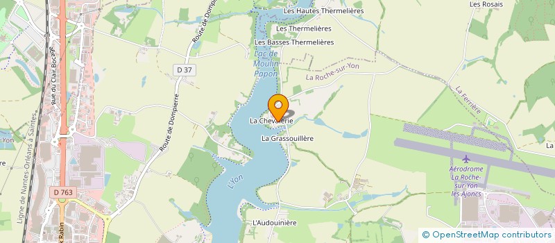 localisation de l'entreprise CHACHA à ROCHE SUR YON (LA)