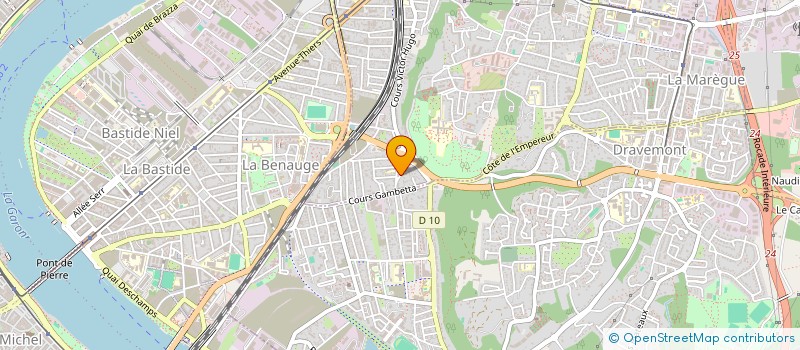 localisation de l'entreprise CHACHA  CENON