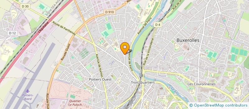 localisation de l'entreprise CHACHA  POITIERS