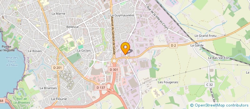 localisation de l'entreprise CHACHA ET COMPAGNIE à SAINT-MALO